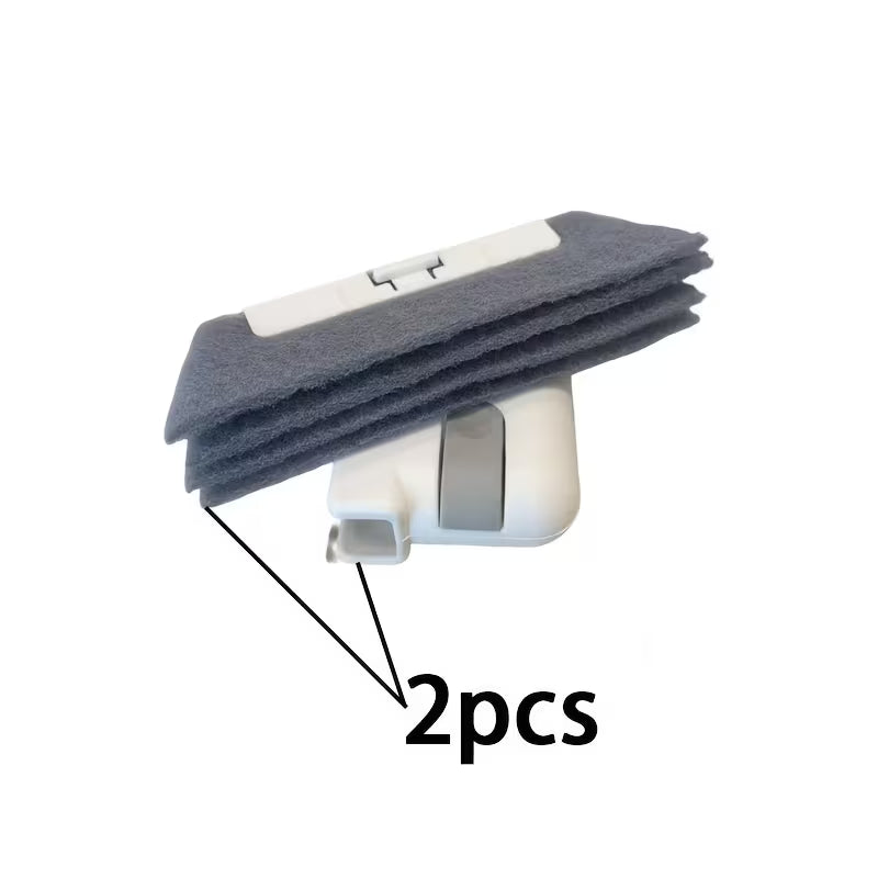 2pcs Window Track Gap Cleaning Brush, Slender Crevice Groove Cleaner for Sliding Door Kitchen Household Deep Tidying